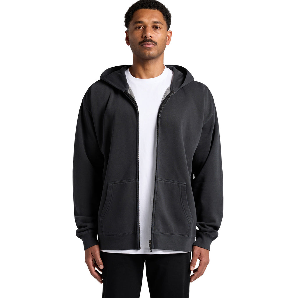 Relax Faded Zip Hood - FRONT