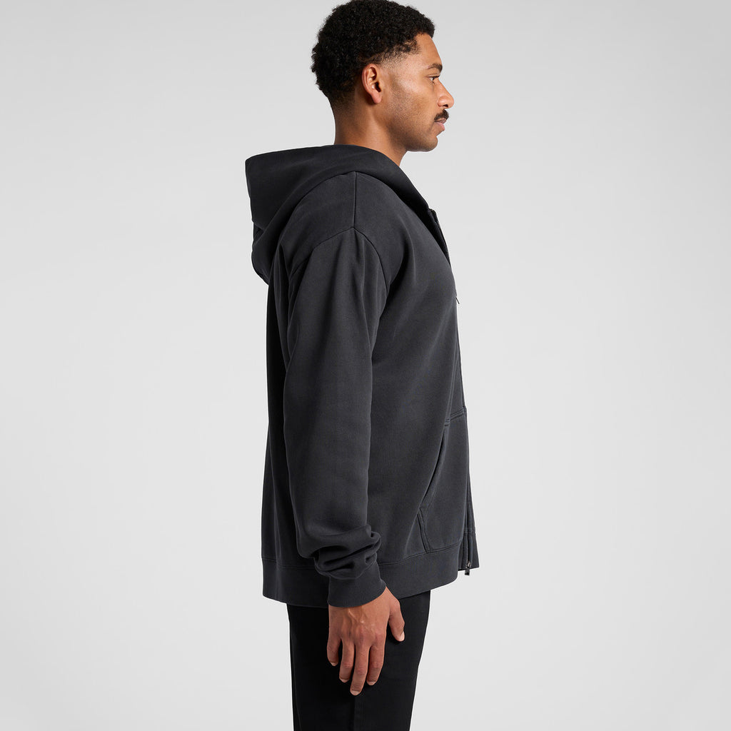 Relax Faded Zip Hood - SIDE