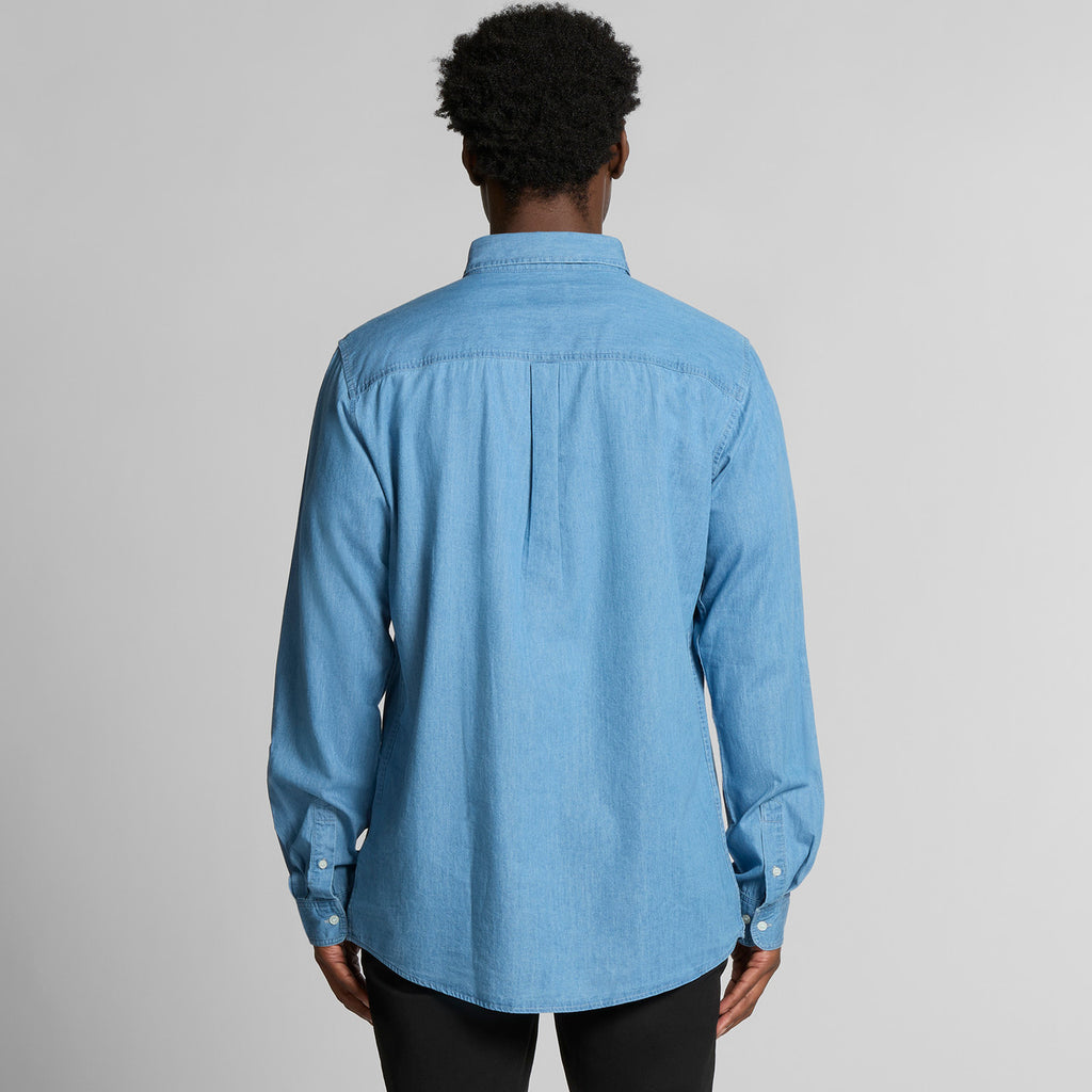Blue Denim Shirt - BACK