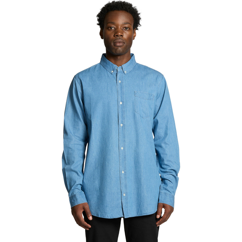 Blue Denim Shirt - FRONT