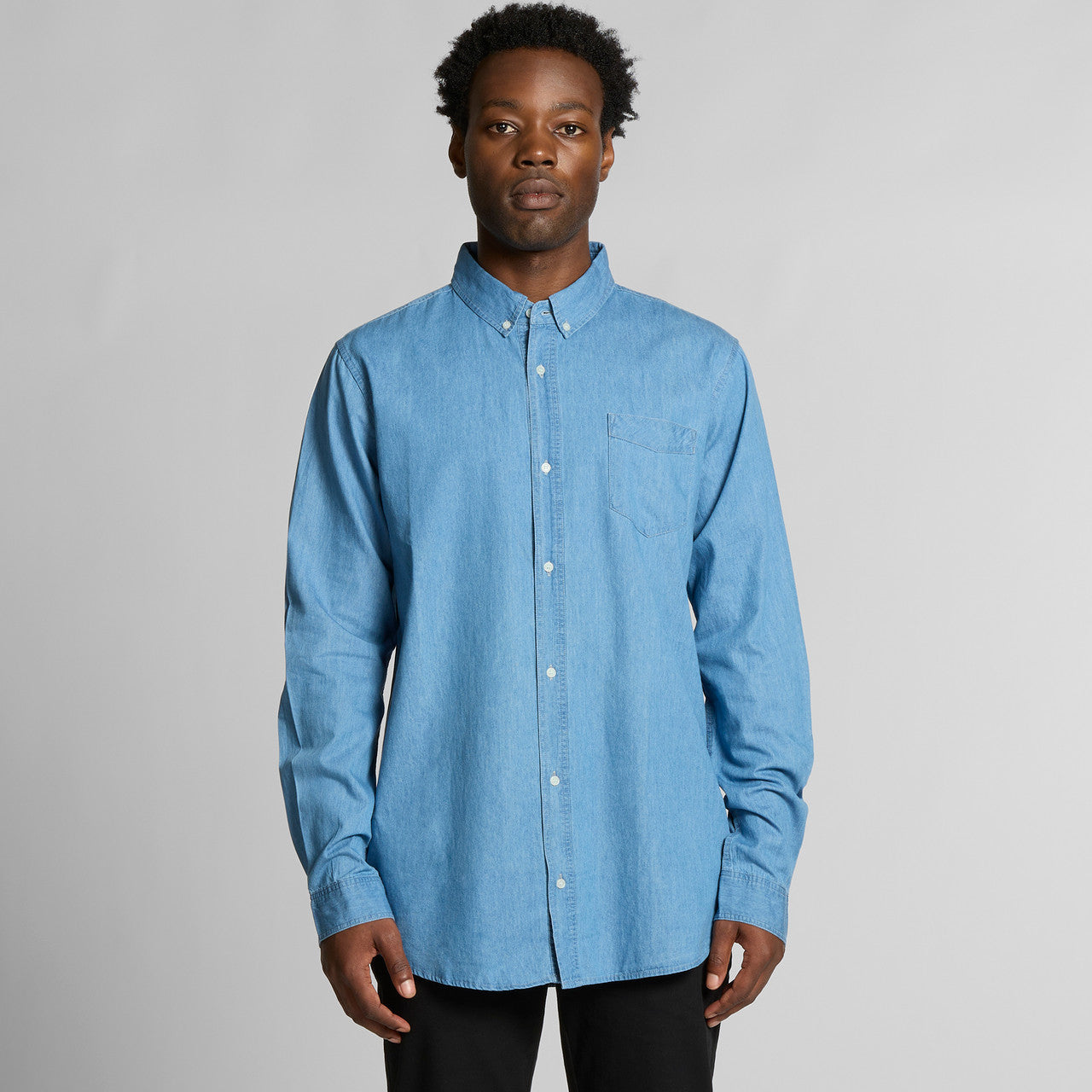 Blue Denim Shirt - MAIN