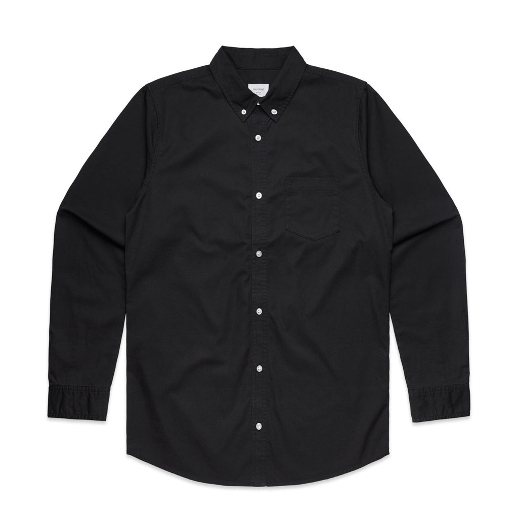 Denim Wash Shirt - BLACK