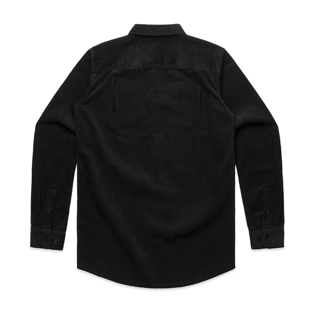 Cord Shirt - BLACK - BACK