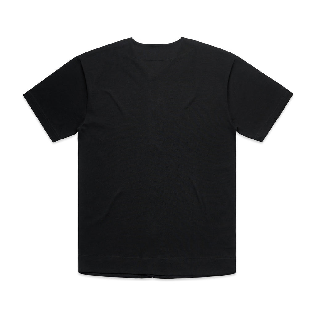 Heavy Baseball Jersey - BLACK - BACK