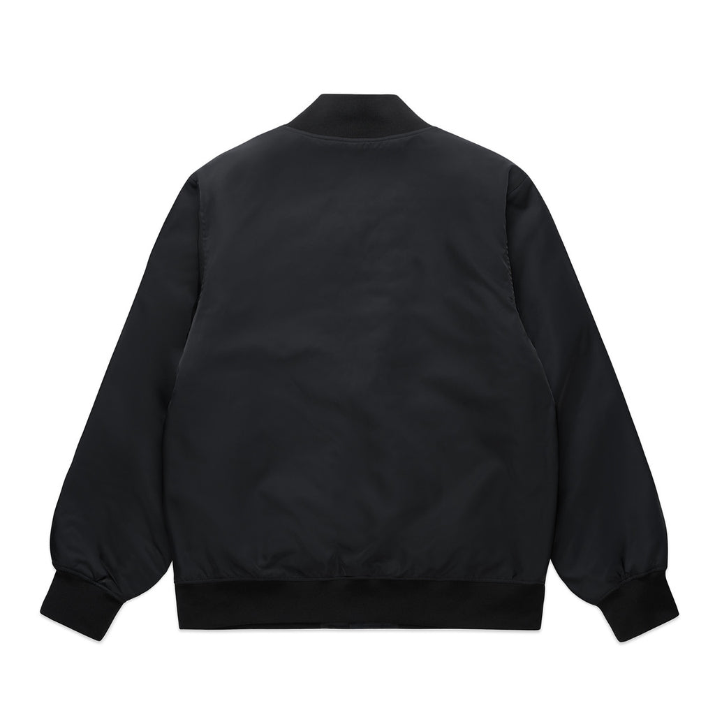 College Bomber Jacket - BLACK - BACK
