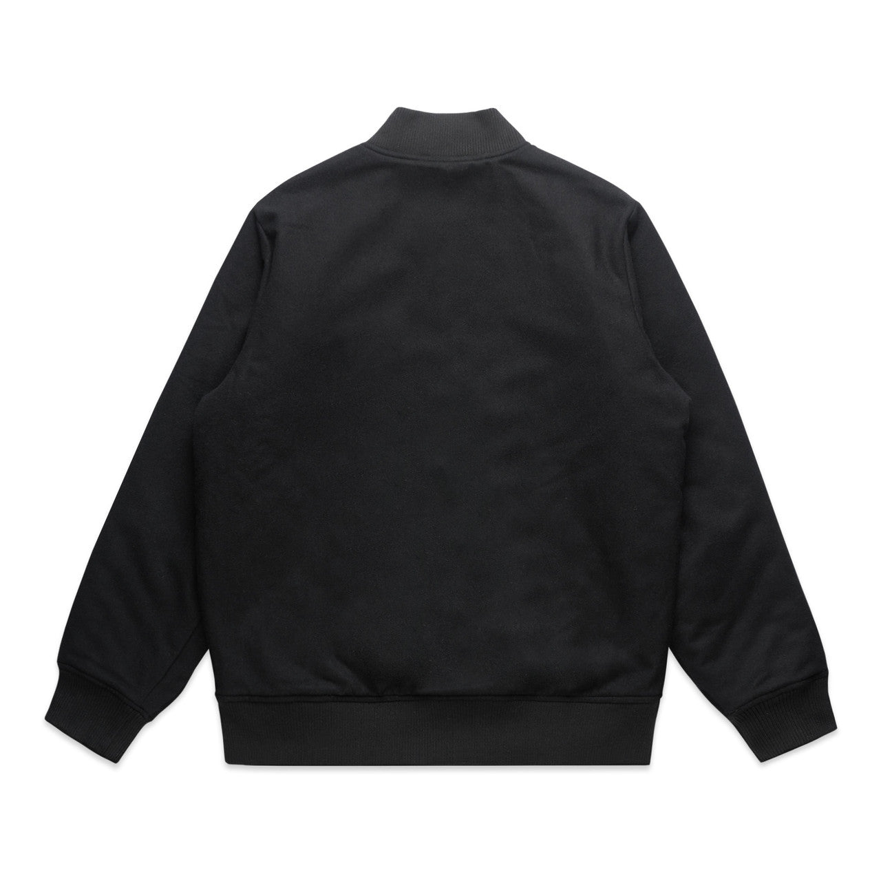 Felt Bomber Jacket - BLACK - BACK