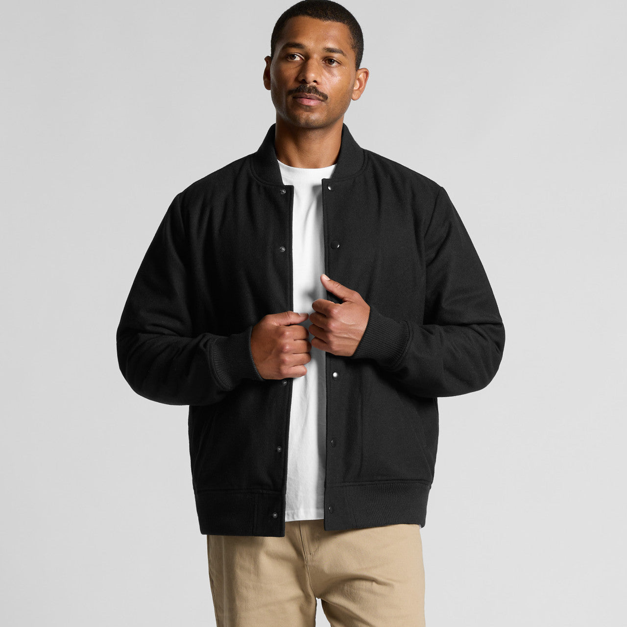 Felt Bomber Jacket - BACK