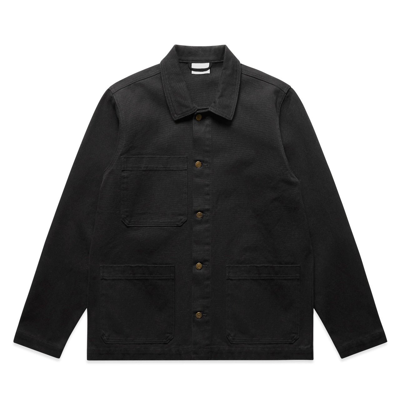 Canvas Chore Jacket - BLACK