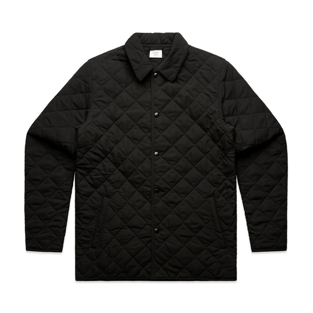 Quilted Jacket - BLACK