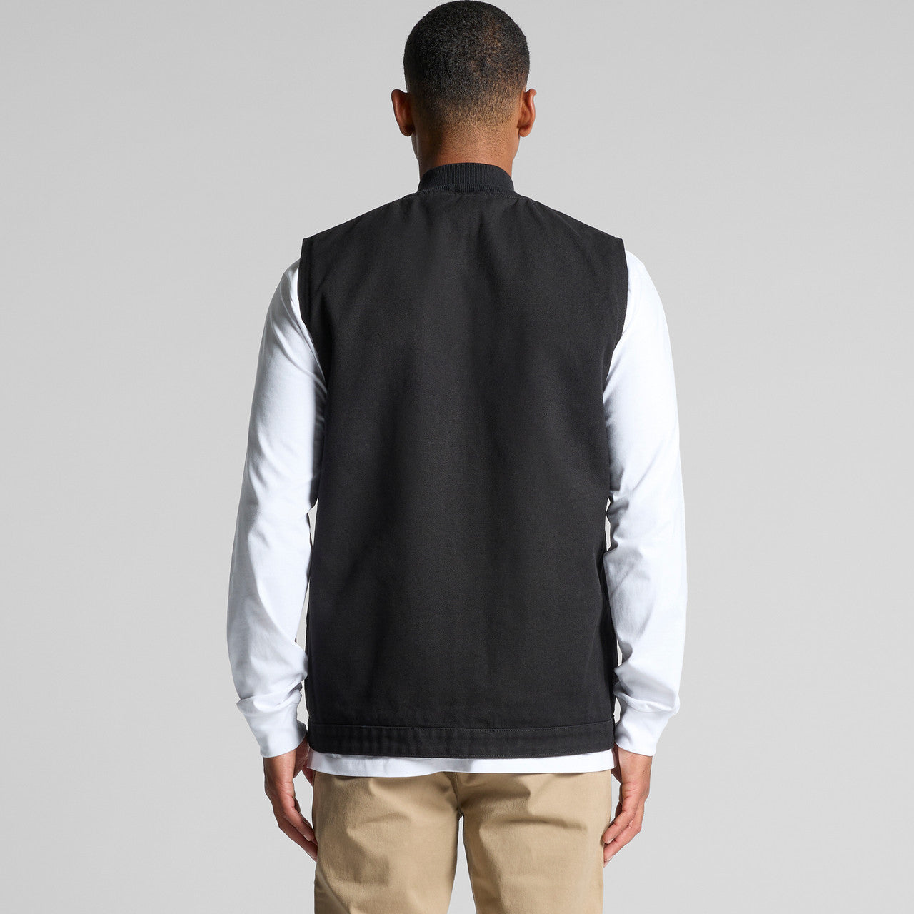 Canvas Heavy Vest - BACK