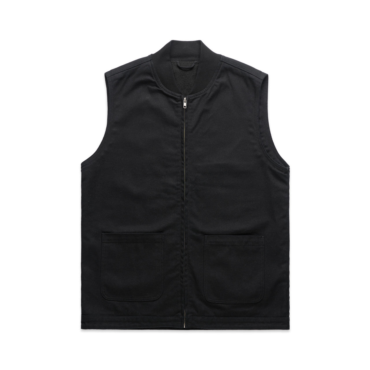 Canvas Heavy Vest - BLACK
