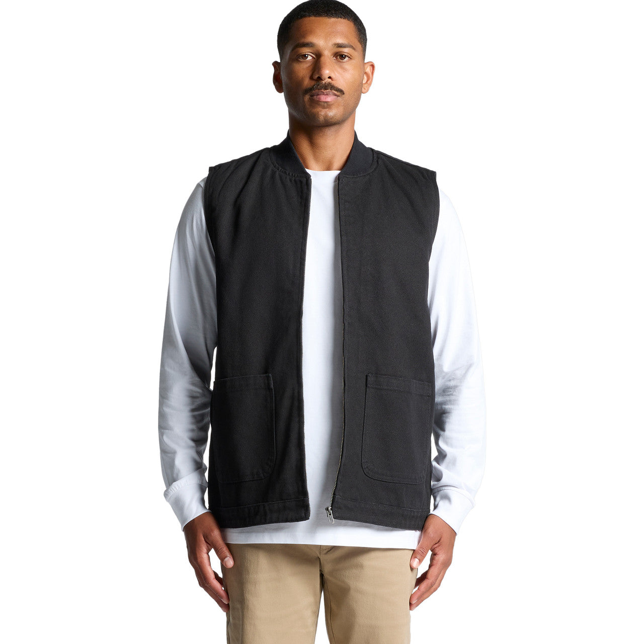 Canvas Heavy Vest - FRONT