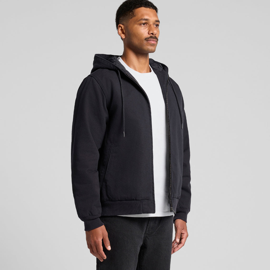 Canvas Bomber Hood Jacket - TURN