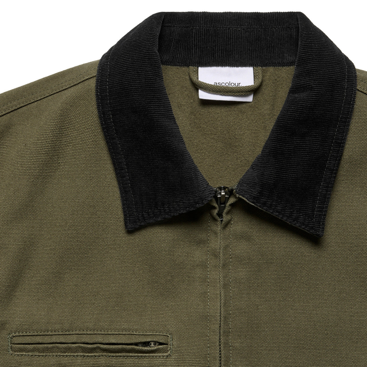 Canvas Cord Collar Jacket - BACK