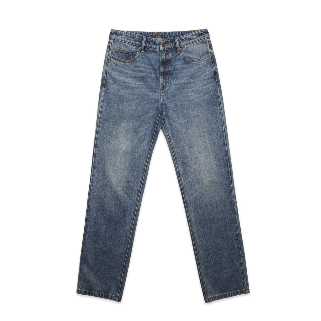 Straight Jeans - WASHED BLUE