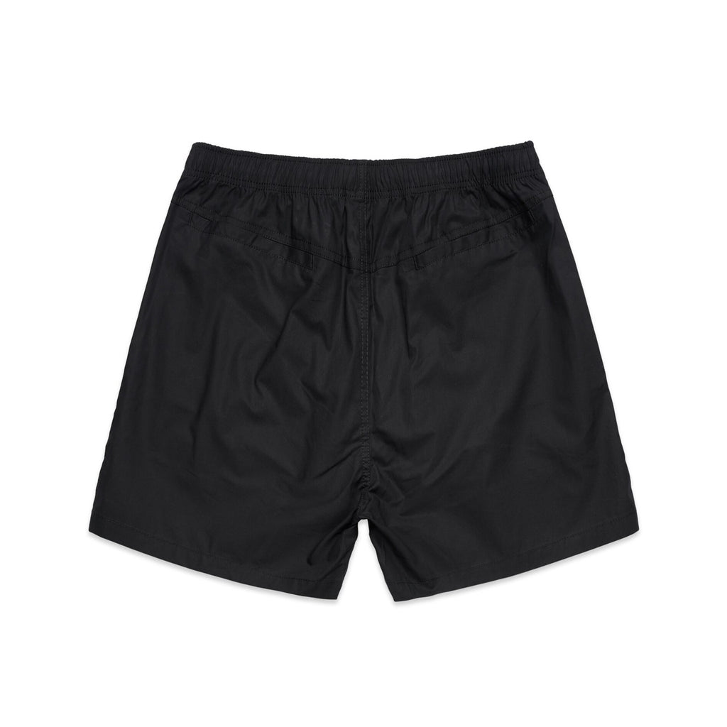 Beach Shorts 17" - BLACK - BACK