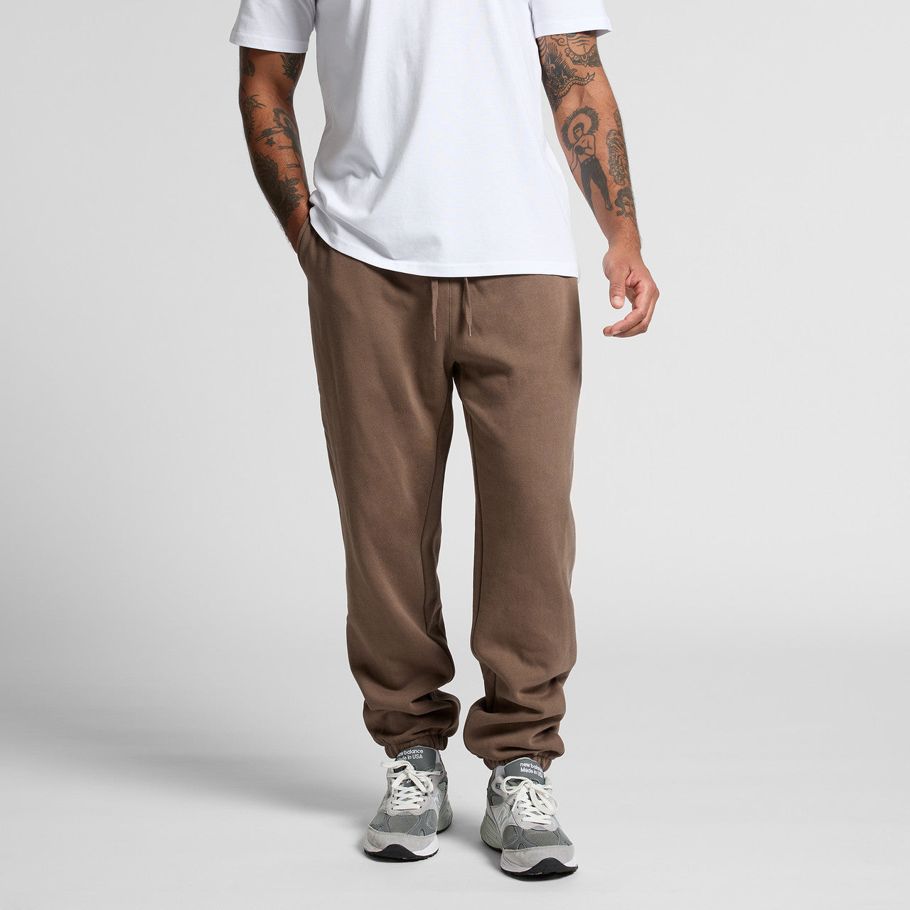 Stencil Track Pants - BACK