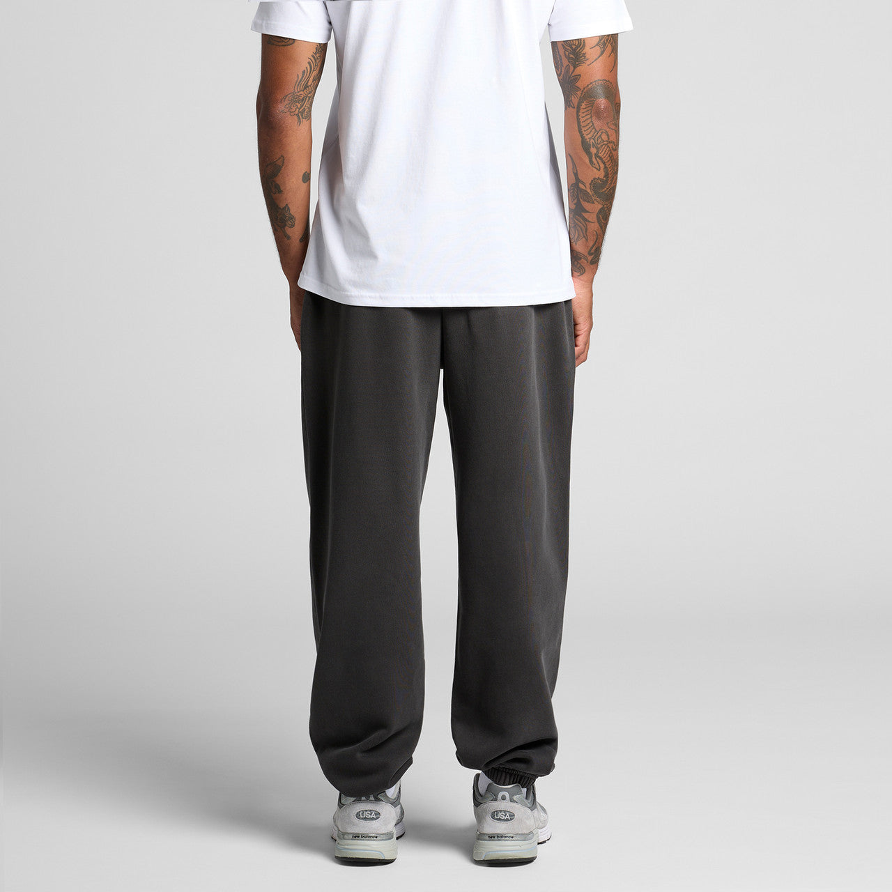 Relax Faded Track Pants - BACK