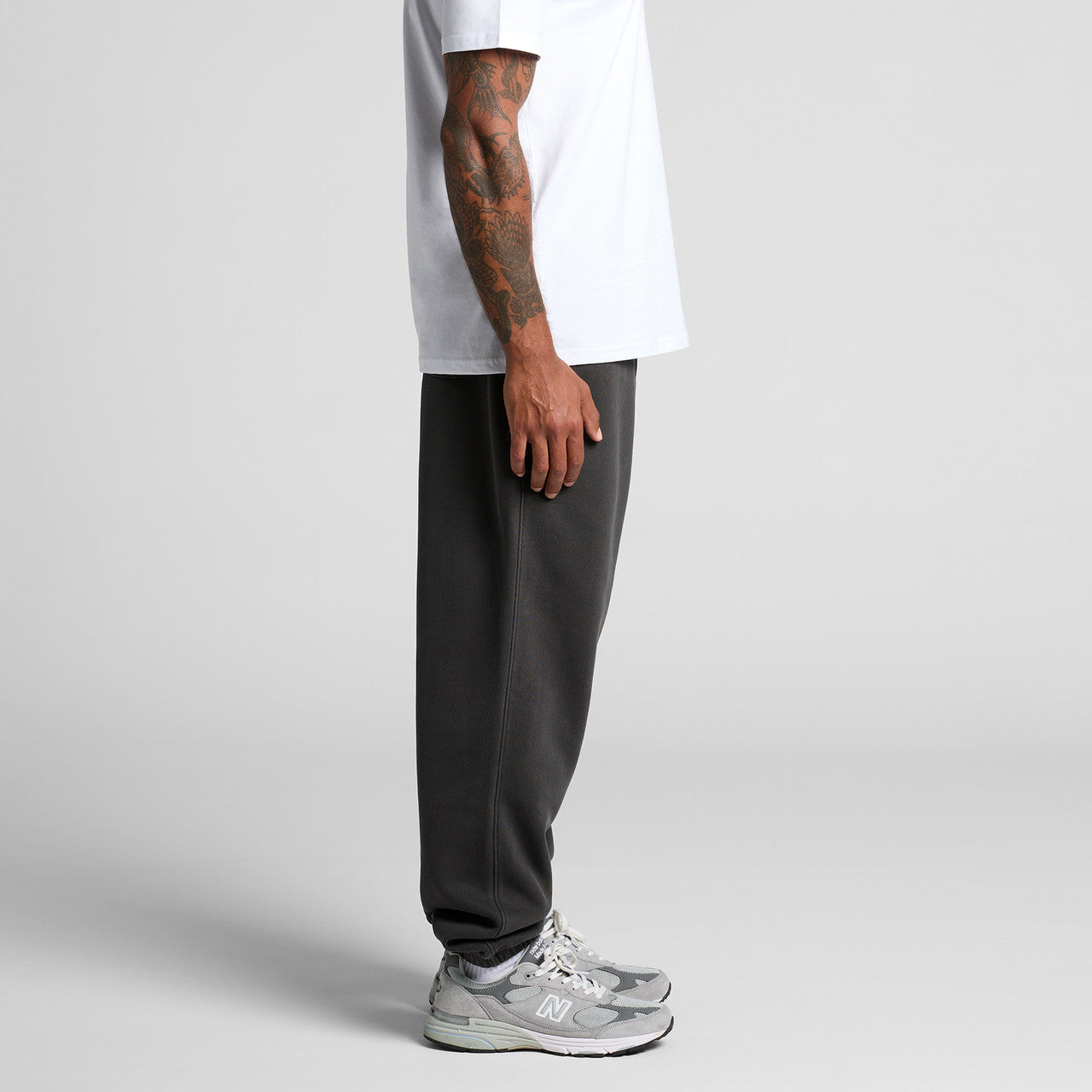 Relax Faded Track Pants - SIDE