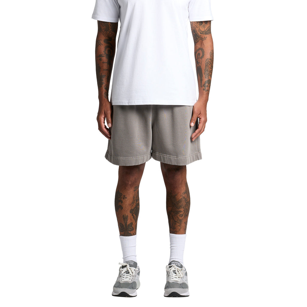 Relax Faded Track Shorts 18" - FRONT