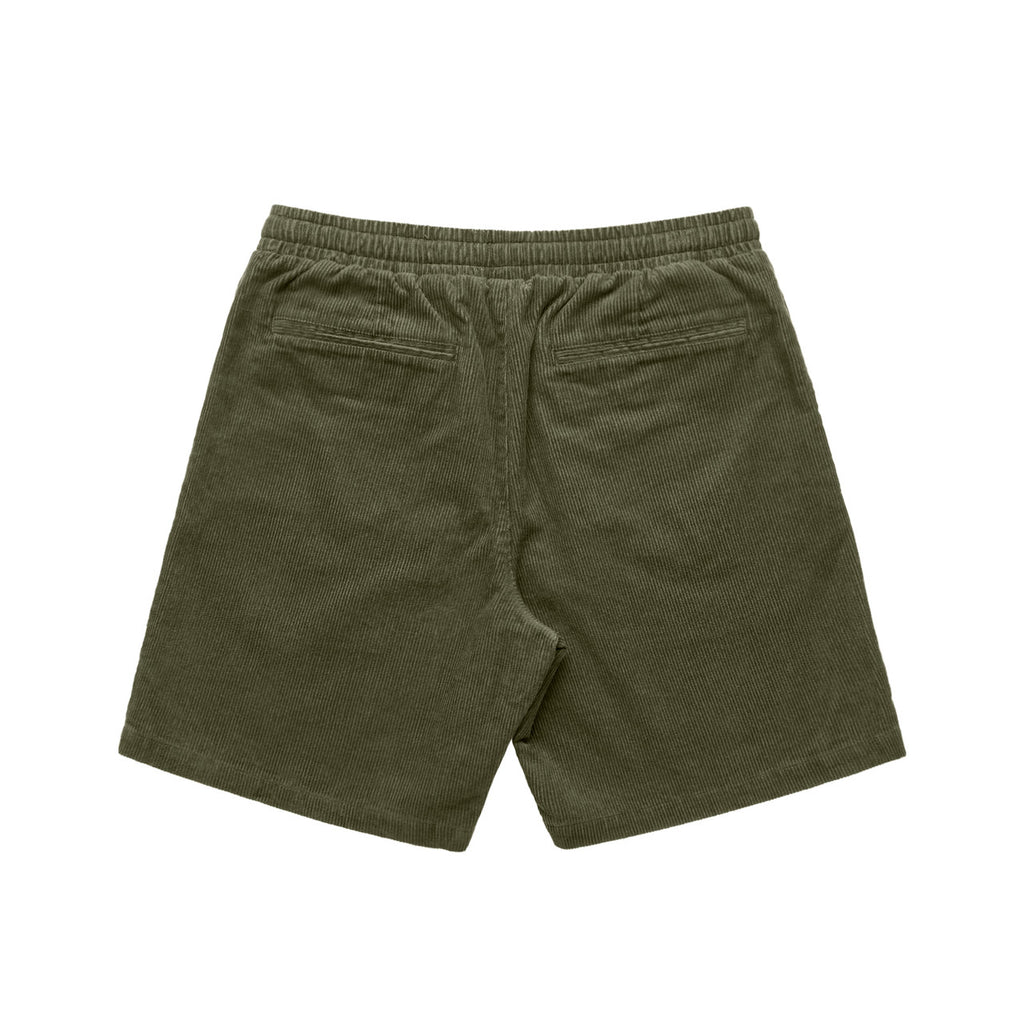 Cord Shorts 18" - ARMY - BACK