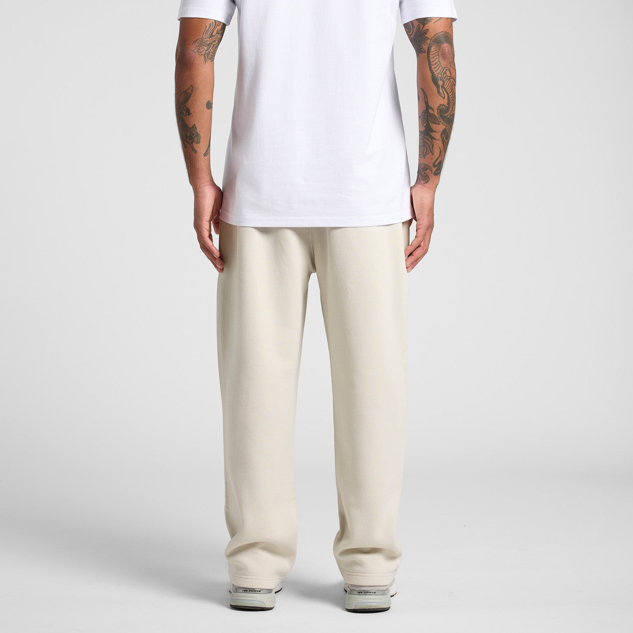 Relax Cuffless Track Pants - BACK