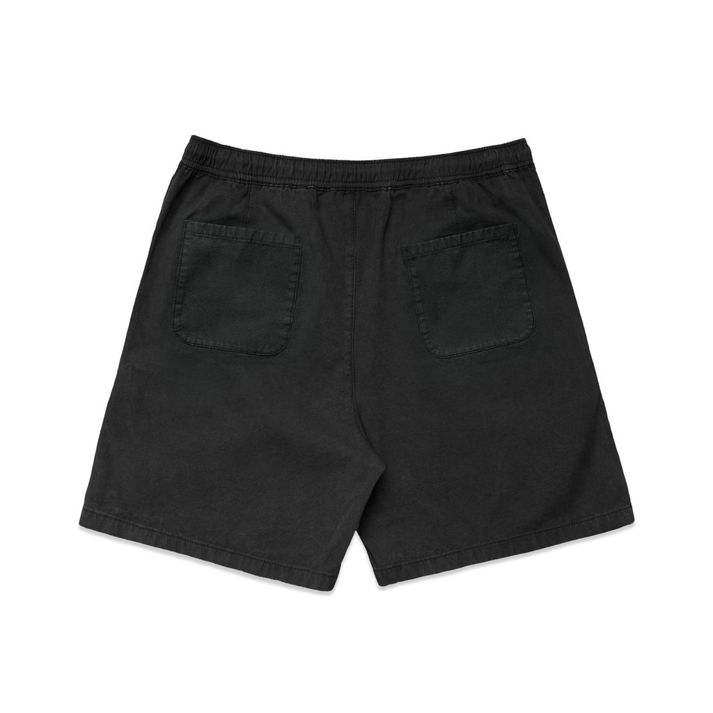 Faded Walk Shorts 18" - FADED BLACK - BACK