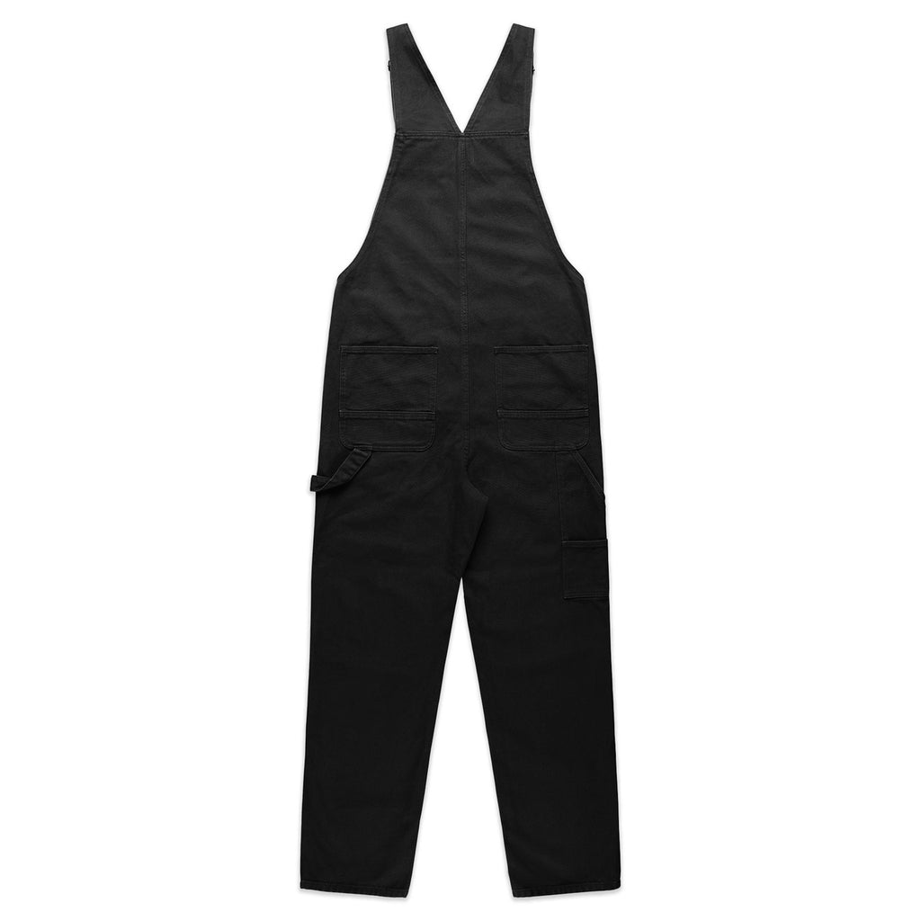 Canvas Overalls - BLACK - BACK