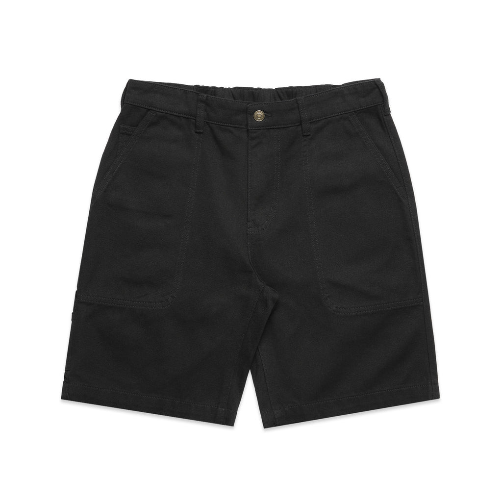 Canvas Shorts 20" - BLACK